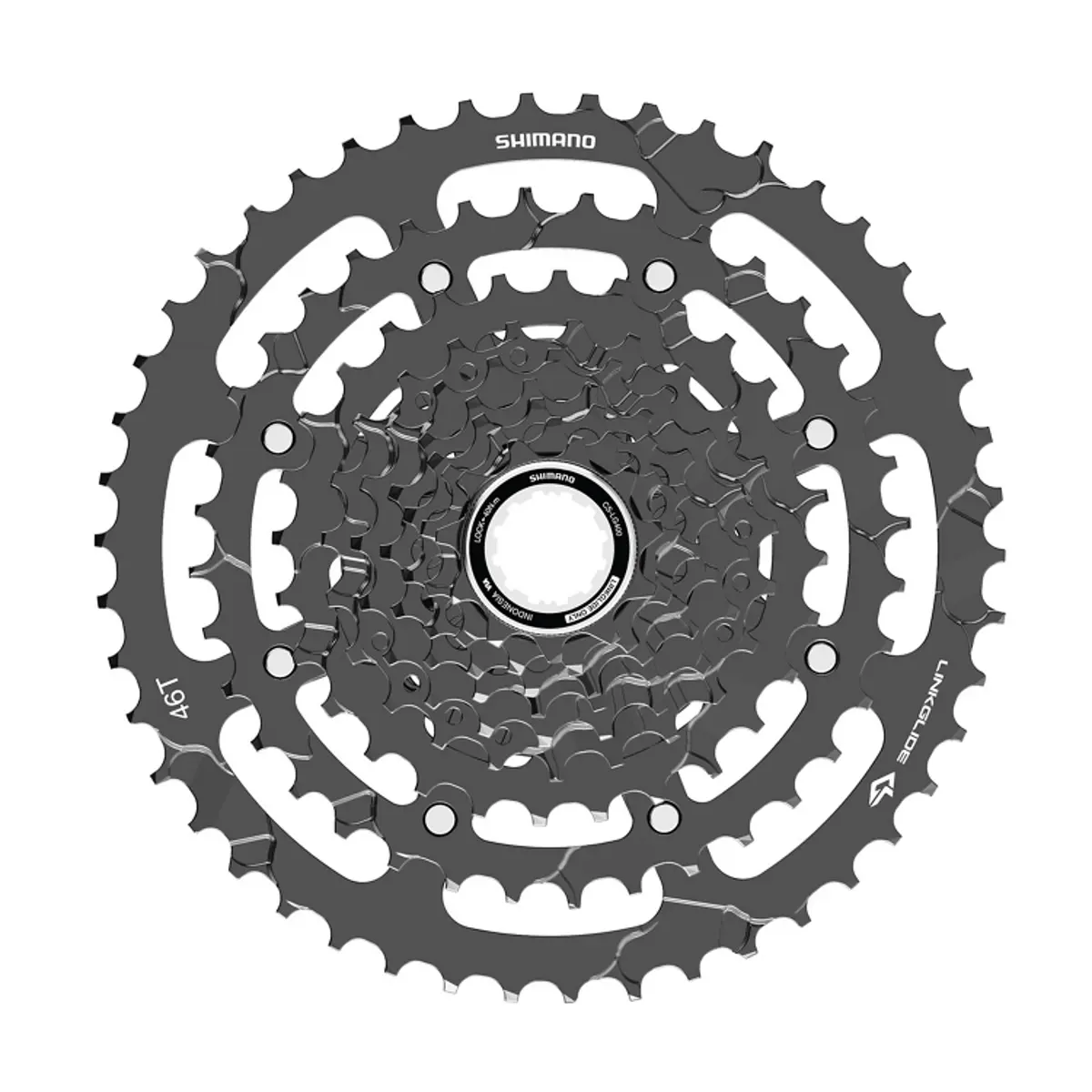 Shimano Cues CS-LG400-9 Cassette 9-Speed 11-46T — afbeelding 1