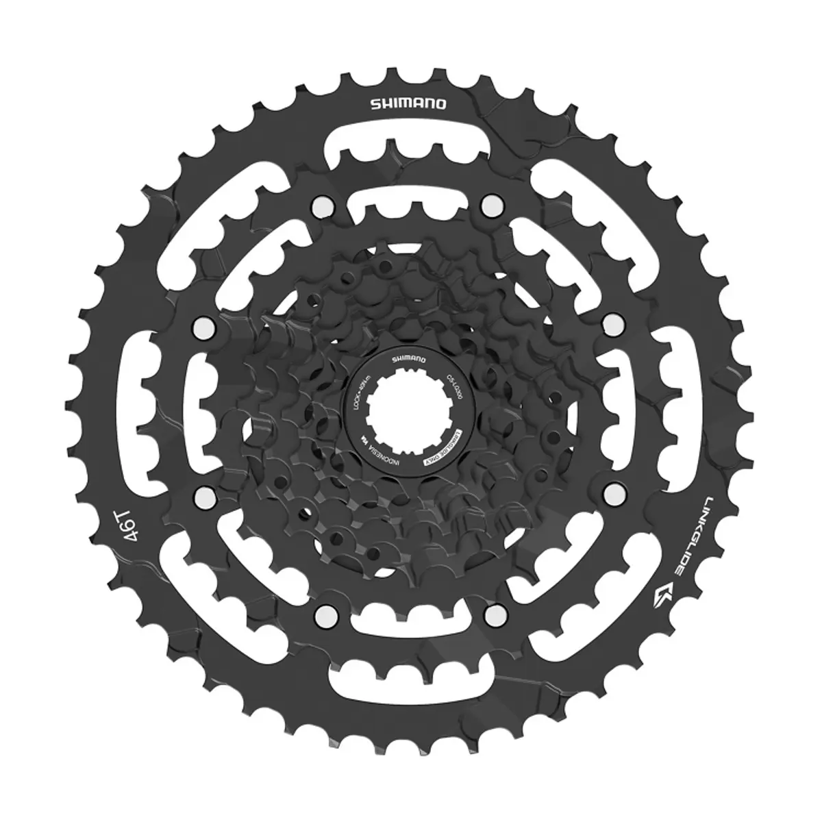 Shimano Cues CS-LG300-9 Cassette 9-Speed 11-46T — afbeelding 1