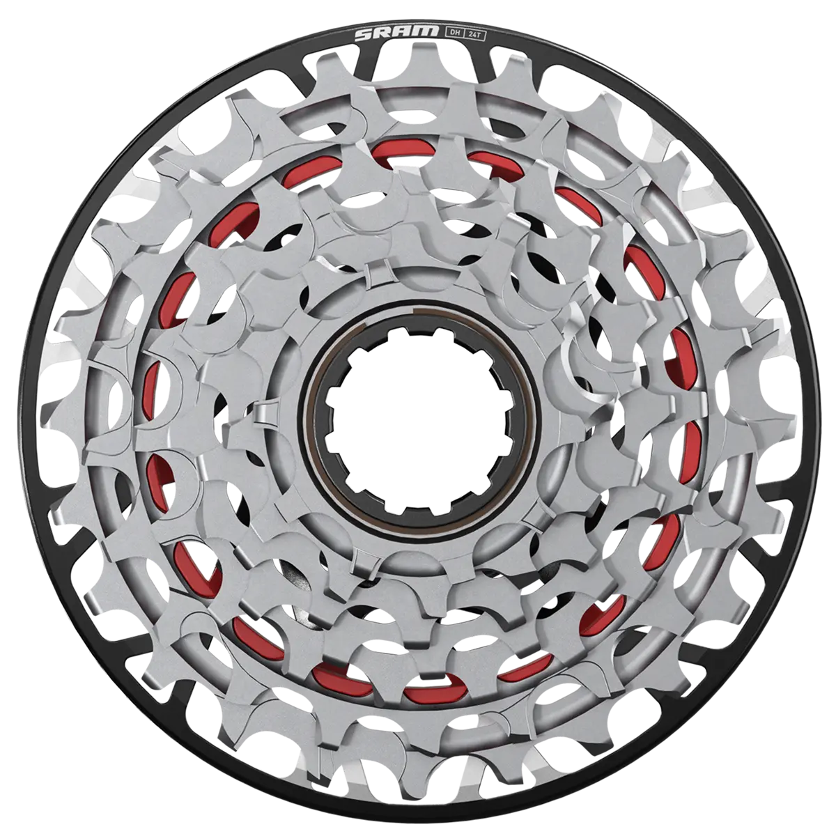 SRAM XX DH Transmission CS-XS-797-A1 Cassette 7-Speed 10-24T — afbeelding 1